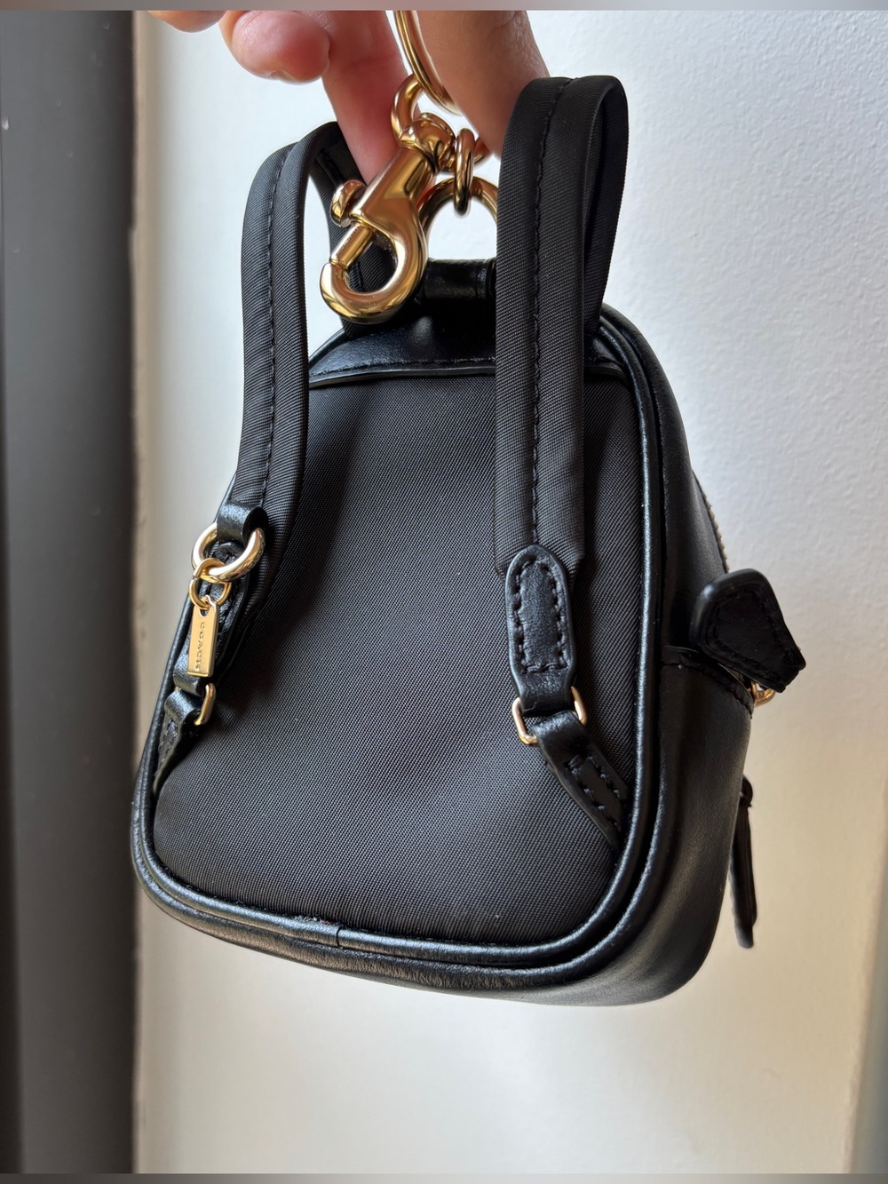COACH Mini Court Backpack Bag Charm - Picture 6 of 8